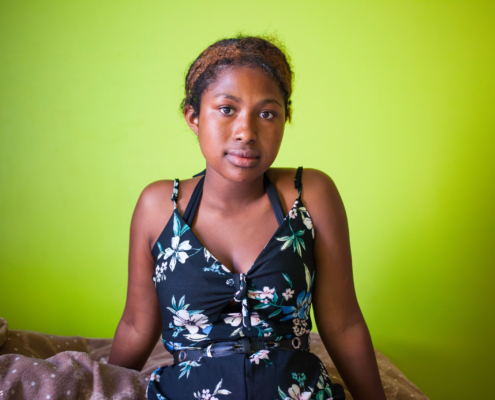 Maëlle, adolescente