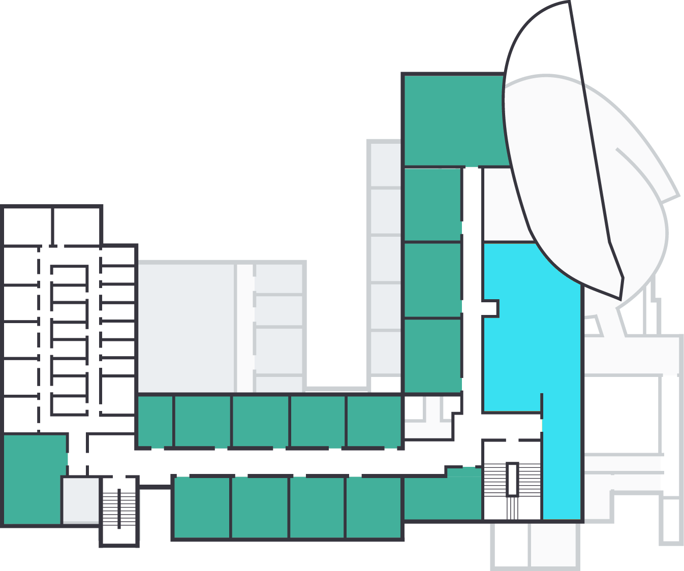 ConservatoireRouen Plan 2e Etage