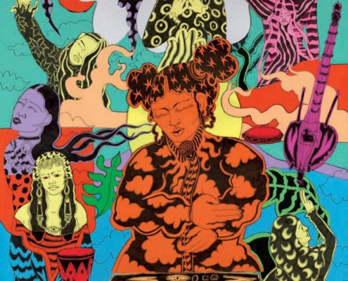 Affiche du festival Chants d'Elles