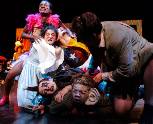 Comédiens sur scène