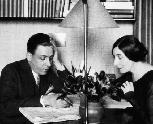 Francis Poulenc Et Wanda Landowska, En 1930